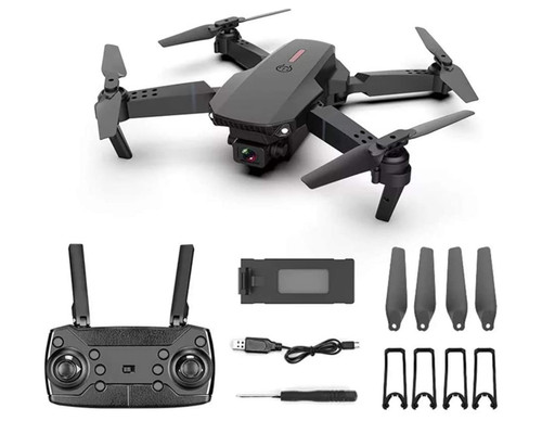 Drone noir camera grand angle - camera,