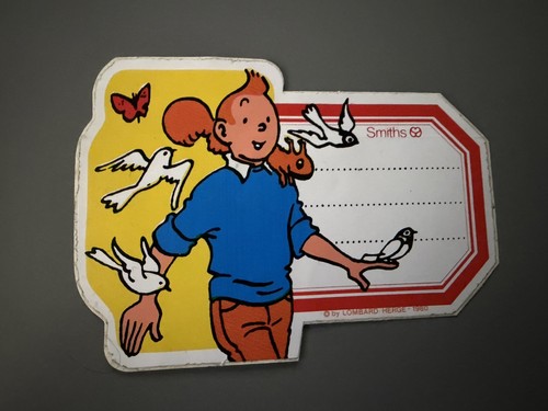 Tintin autocollant sticker - tintin,
