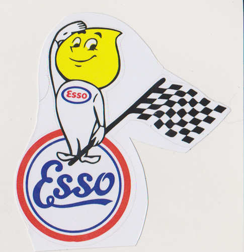 Esso salut autocollant - salut,