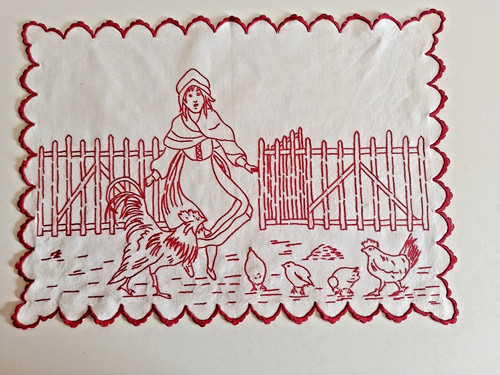 Linge ancien napperon - linge,