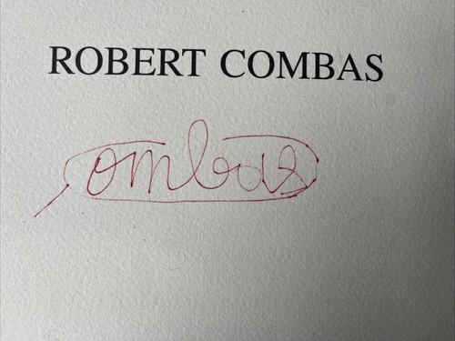 Robert combas signée main - combas,