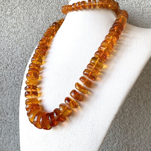 Collier unique cognac pierre