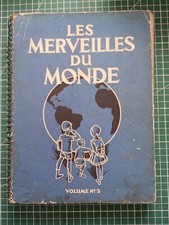 BT18 ALBUM Chromos Chocolat Nestlé Merveilles du monde N°2 incomplet