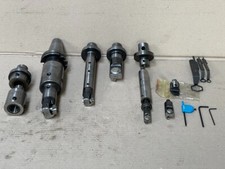 Lot de 6 têtes à aléser NIKKEN + cône SA40 + supports adaptateurs