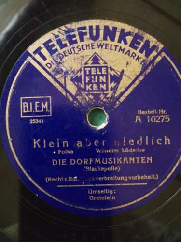 Ancien disque tours - disque,