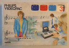 1981 ITA Philips Videopac 31 Game Console Play Cartridge Cartridge Cartridge