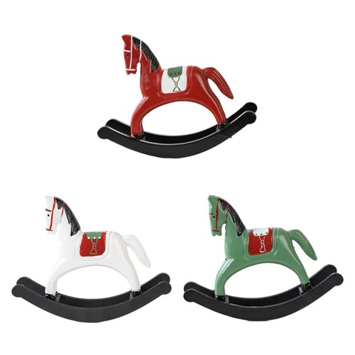Statue cheval bascule - cheval,