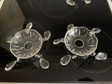2 COUPELLES BOBECHES DE LUSTRE