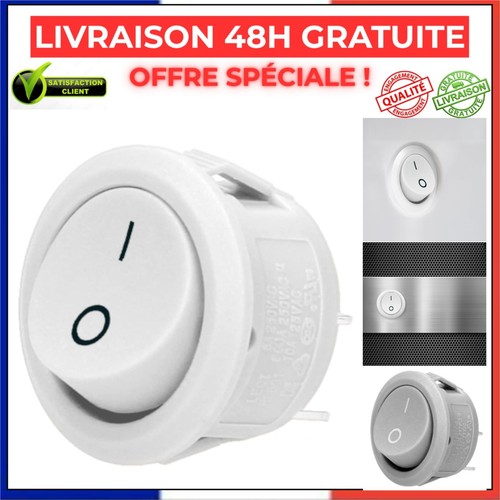 Interrupteur bascule rond 2 - à,