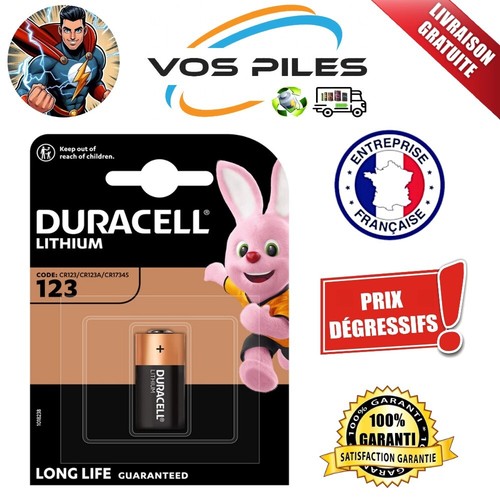 Pile lithium cr123a - lithium, 3v