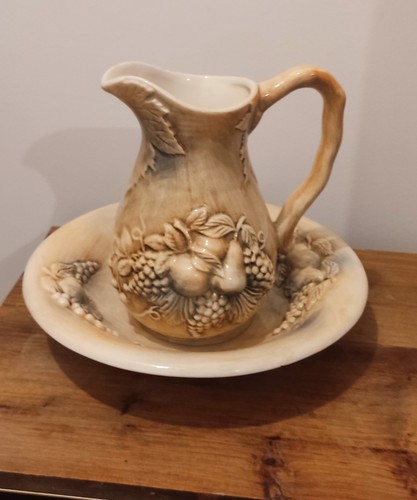 Ensemble pichet bassine - pichet, +