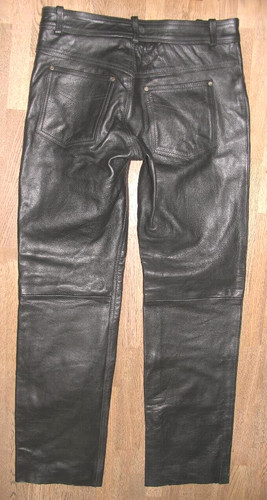 Bangla jeans moto - en, cuir