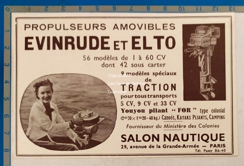 Propulseur evinrude eldo - propulseur,