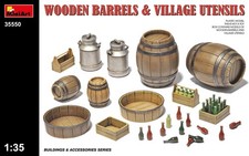 MINIART Tonneaux en bois et