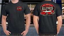 BULLETPROOF SPEED SHOP T-SHIRT T SHIRT CLOTHING 100% COTTON RAT ROD HOT ROD