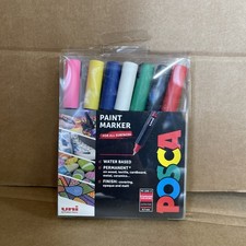 Posca PC-3M Paint Marker Assorted Sparkling Colours - 8 Pack (READ DESCRIPTION)