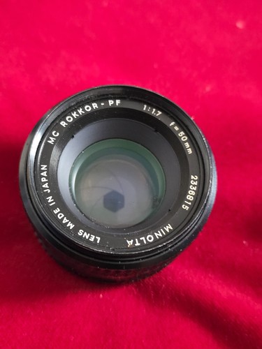 Minolta rokkor pf 50mm - rokkor, pf-