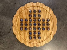 Jeu du Solitaire en olivier