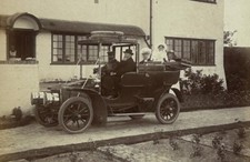 UK Voiture Crow's Nest 1907 Photo Victor Selb Bruxelles Stereo Vintage