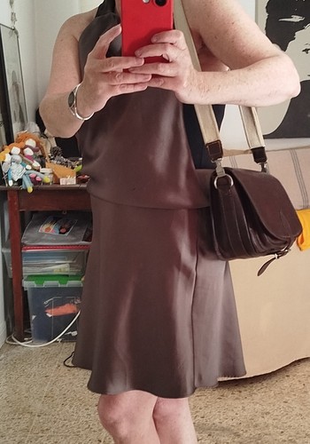 Sac besace cuir brut vintage - sac,