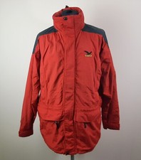 Salewa Powertex Jacket Men's Size L Red Hooded Lined Water-Resistant Mountain
