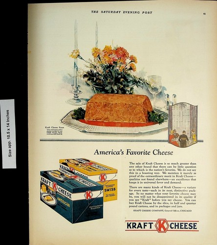 1928 kraft cheese - 1928,