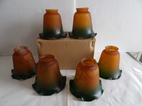 Lot tulipes en verre - lot,