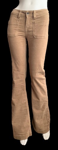 Pantalon velours camel patte - pantalon,