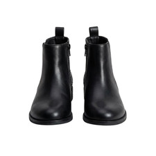 Bottines Noires Femme à Fermeture Éclair Style Classique Confortables