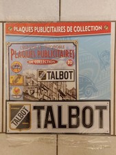 Plaque Tôle Talbot 10.5x31.5 n.10 Reeditions Cobra