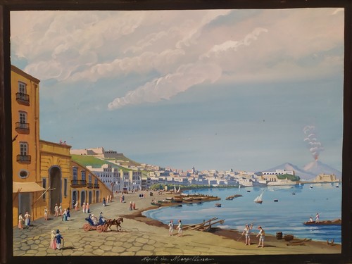 Gouache napolitaine originale - napolitaine,