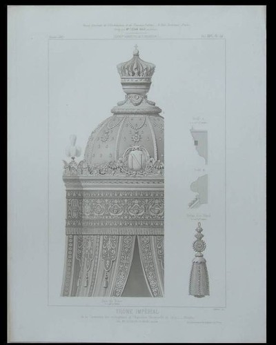 Trone imperial napoleon 3 - trone,