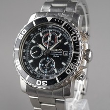 SEIKO Vintage Chronograph Diver 7T62-0CV0 Men's 42mm Watch New Battery