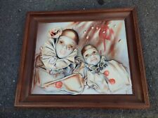 Superbe cadre peinture Pierrot