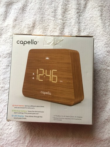 Capello mantle clock and alarm - and,