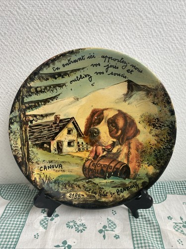 Ancienne assiette décorative - ancienne,