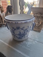 Cache-pot  en faïence de