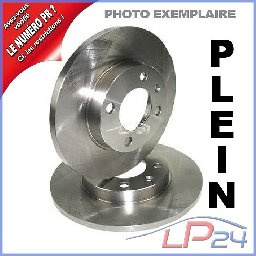 Disque frein arrière - 2x,