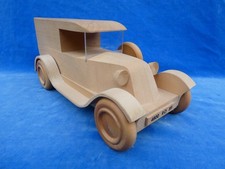 SUPERBE RARE TOP ! JOUET BOIS SCUPTURE Wood toy - VILAC - RENAULT KZ 1923 ?