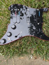 Lace Sensor HSS Blue /Gold / Red Loaded Stratocaster Pickguard Redline Custom