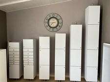 MEUBLES COLONNE BLANC LAQUE