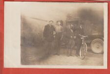 Old postcard - photo card - Lyon - 69 - brasserie georges - staff - truck
