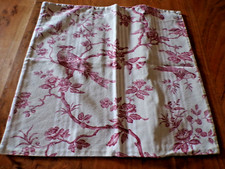 Housse de coussin coton beige