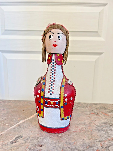 Ancien flacon gourde bouteille - flacon,