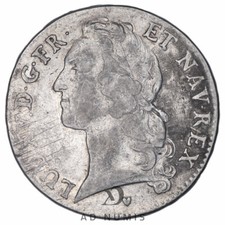 France écu 1742 E Louis XV au