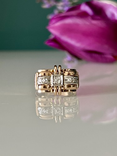 Bague tank carats - bague, or