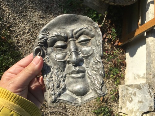 Ancien vide poche - plaque, en