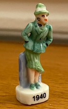 Fève Mode 1940 Femme Costume