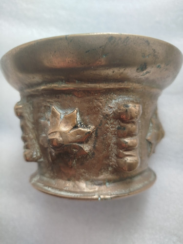 Mortier bronze haute - bronze, haute-époque