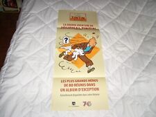 HERGE . AFFICHE PROMO . LA GRANDE AVENTURE DU JOURNAL TINTIN . 2016 .